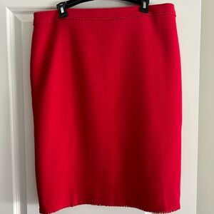 Ann Taylor red skirt